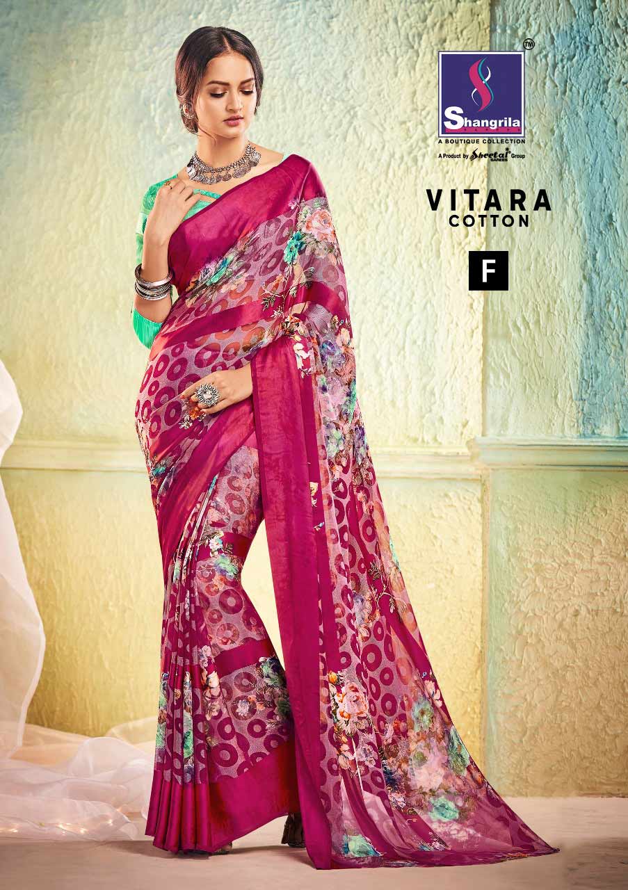 Shangrila Vitara Cotton Wedding Wear Cotton Sarees Shangrila Vitara Cotton Wedding Wear Cotton Sarees